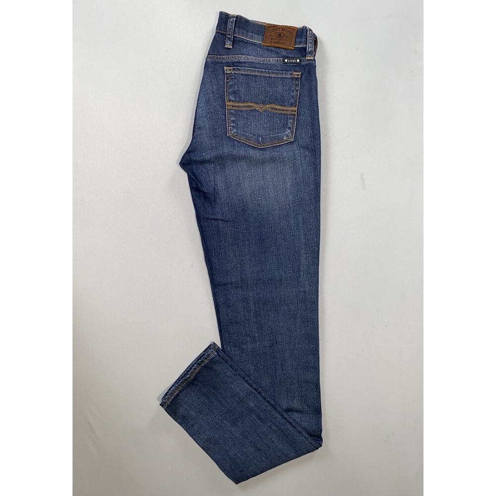 Lucky Brand Charlie Skinny Lightweight Stretch Denim Jeans. Women's 27L, Long